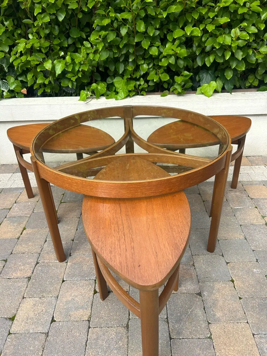 Mid century teak coffee table retro vintage - Image 1