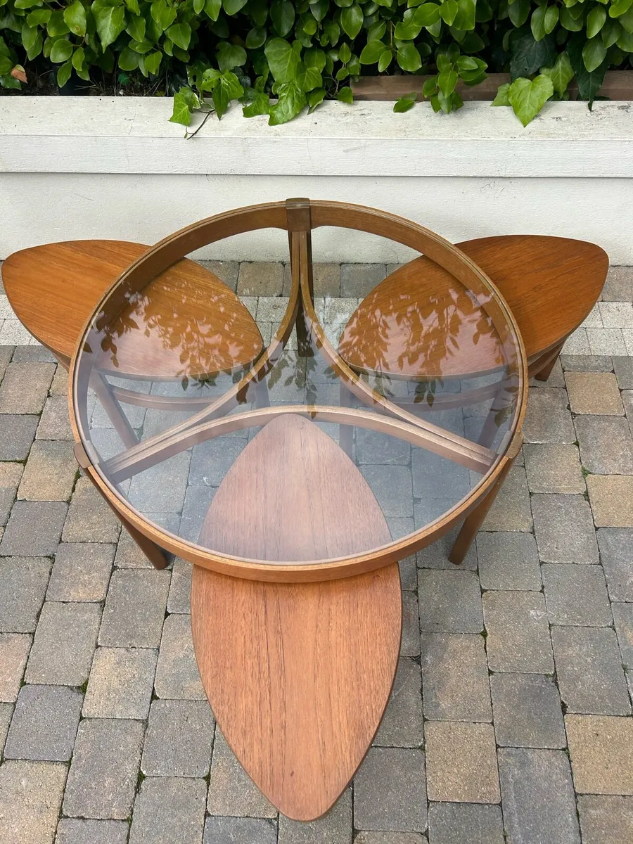 Mid century teak coffee table retro vintage - Image 2