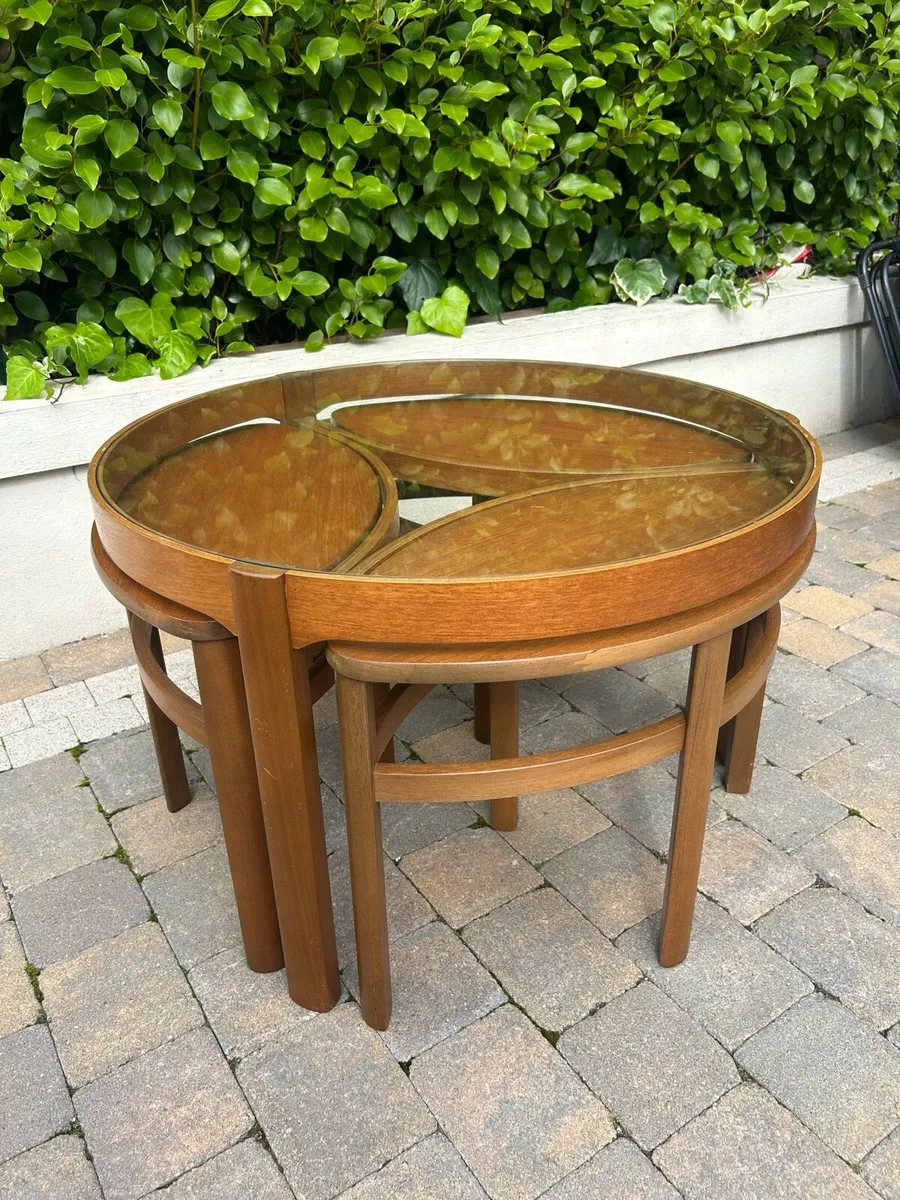 Mid century teak coffee table retro vintage - Image 3
