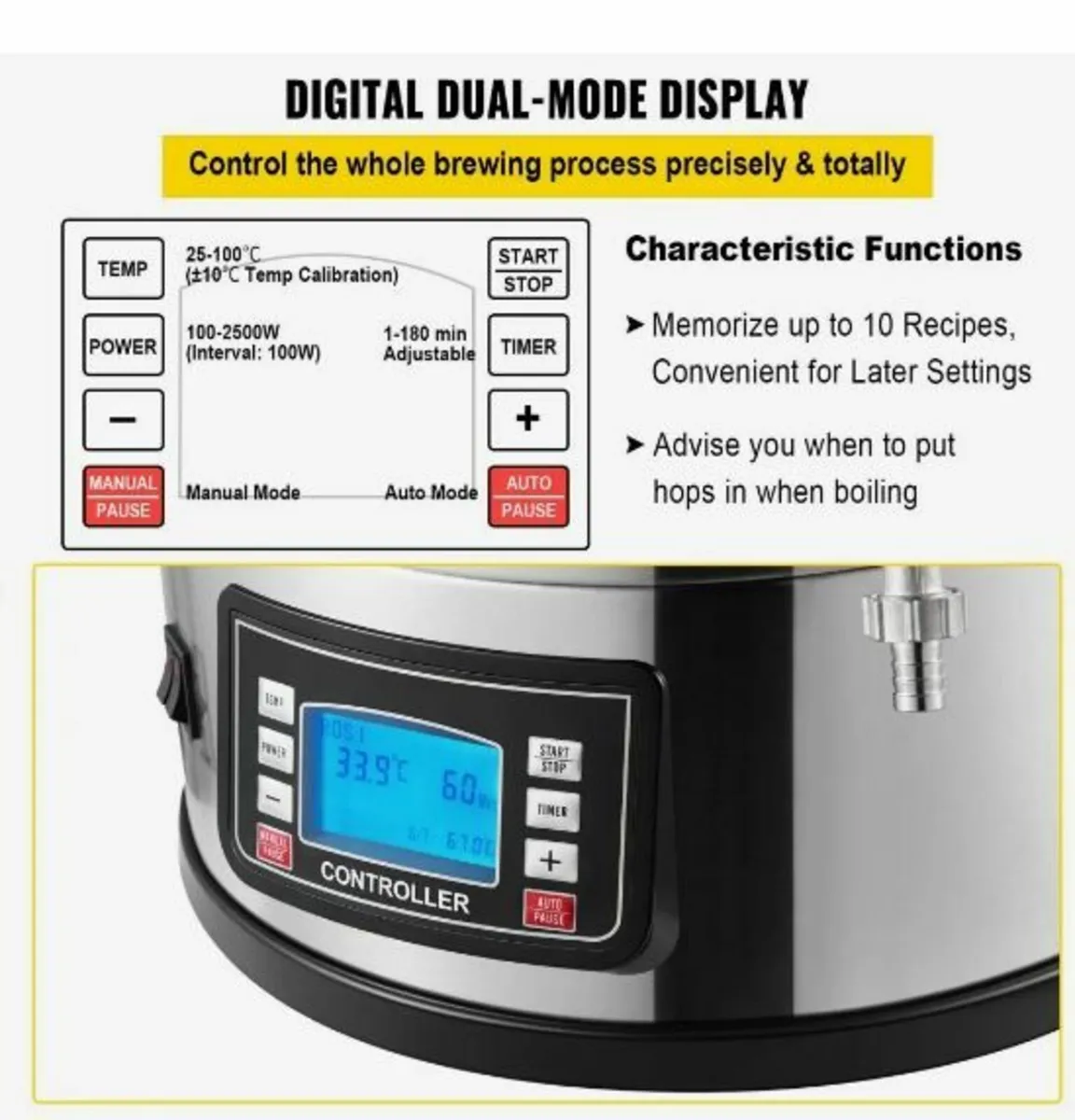 Electric Brewing System, 8 Gal/30 L - Image 4
