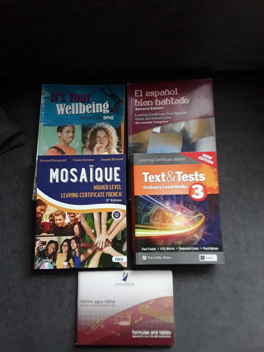 Leaving cert Text &Tests  brand new books - Image 1