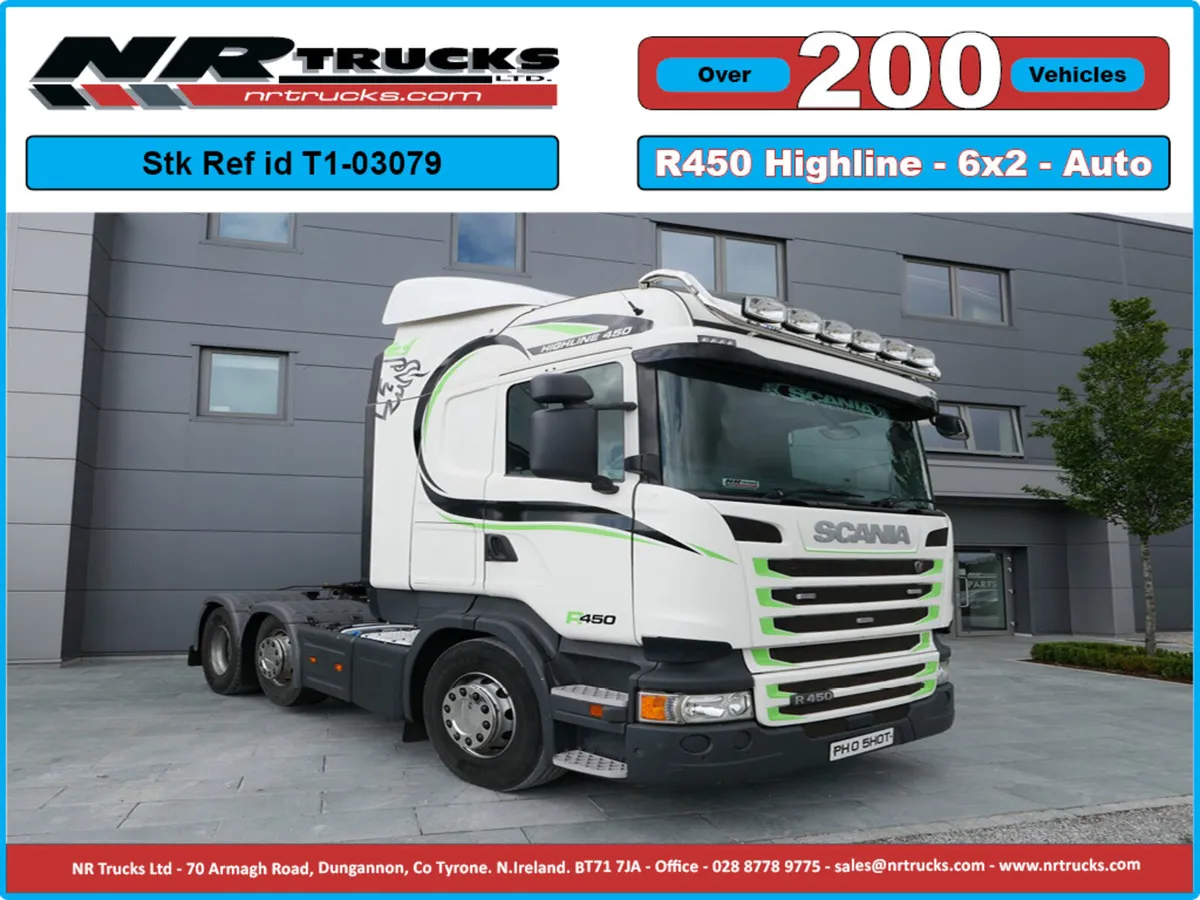 2015 Scania R450 Highline Cab 6x2 Auto - Image 1