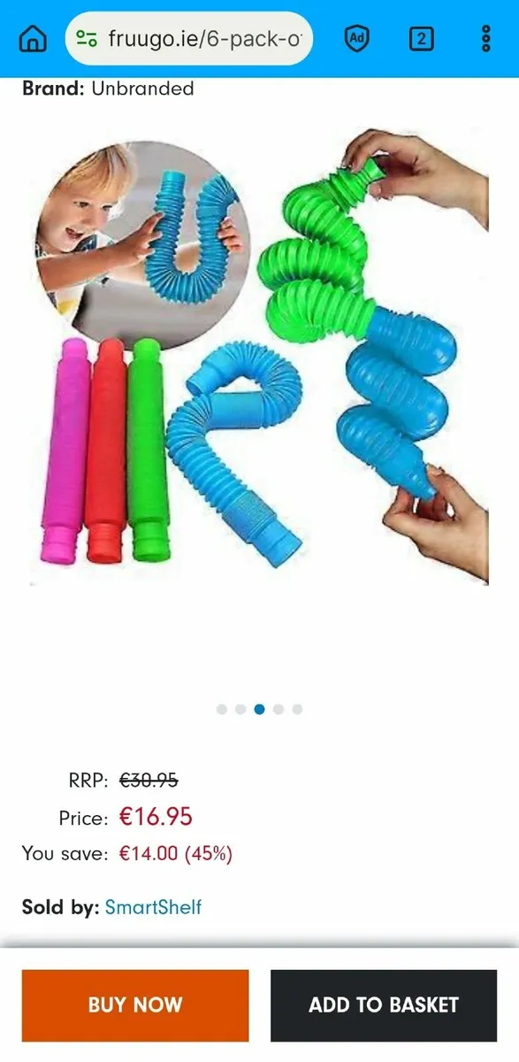 Sensory fidgeting stress relief toy - Image 1