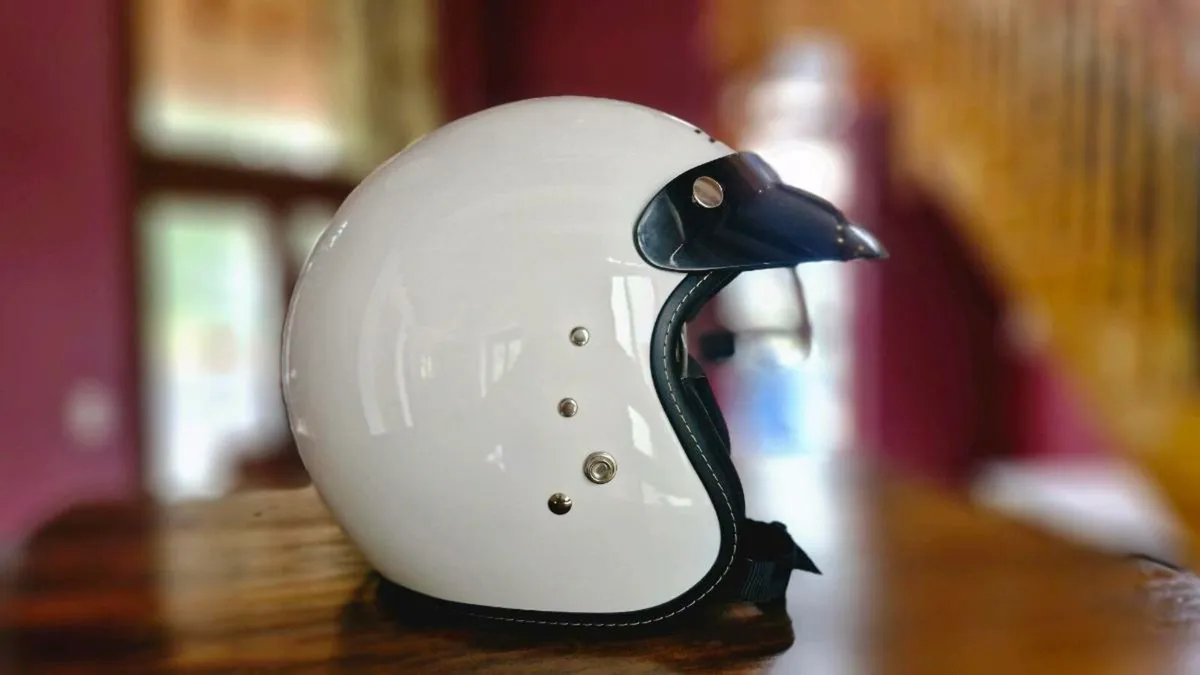 Open Face Ducinni Crash Helmet - Image 4