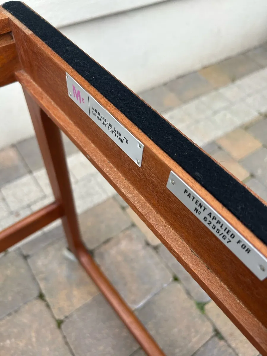 McIntosh mid century trio of teak tables retro - Image 3