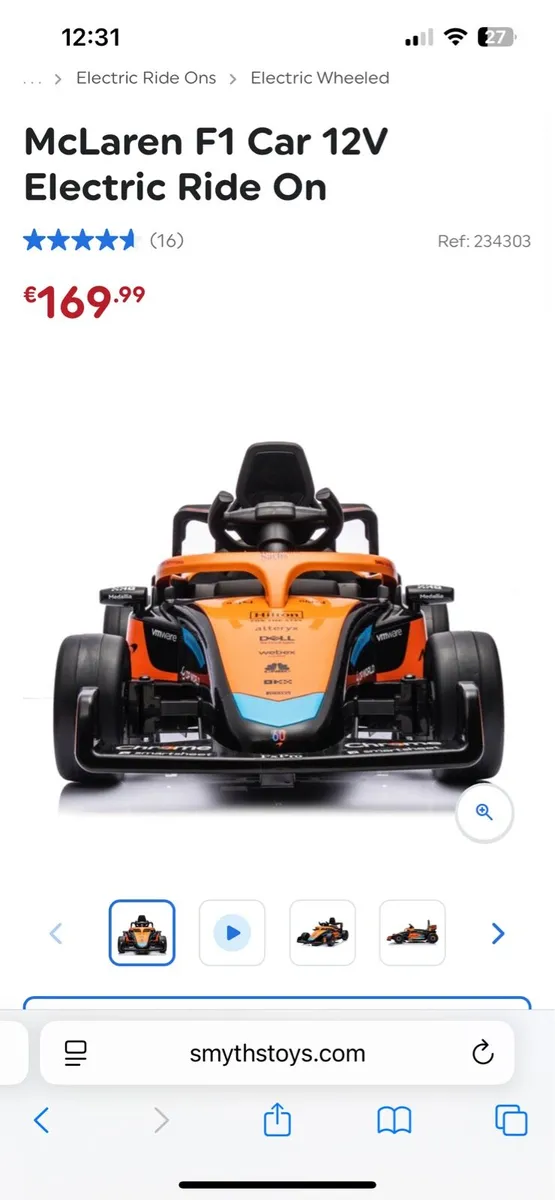 Kids electric f1 car - Image 3