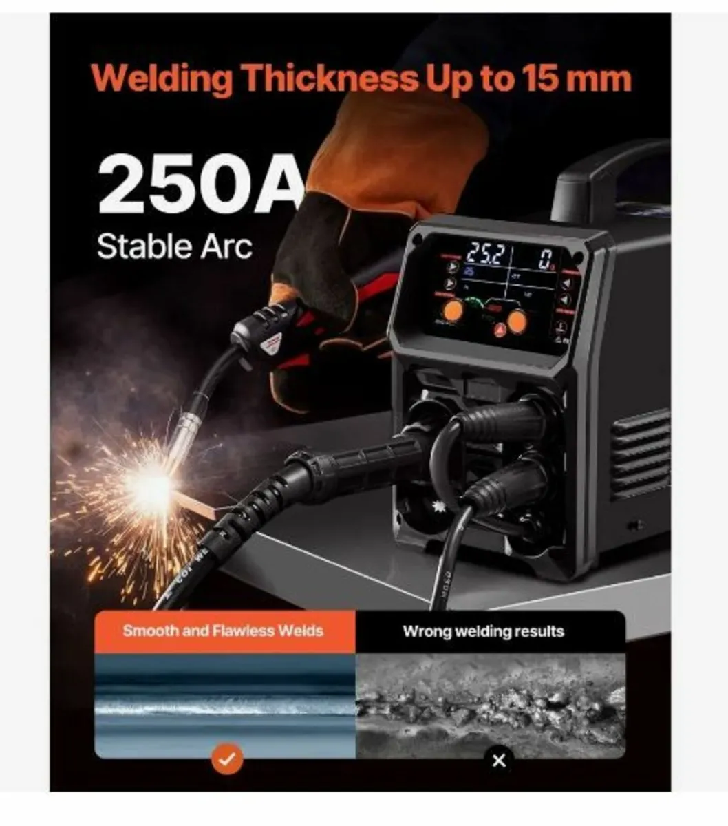 MIG Welder 250A Pluse Mig Welding Machine - Image 3