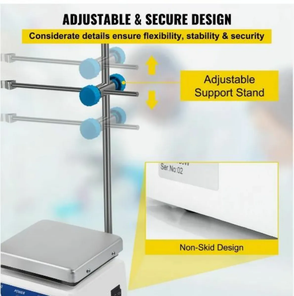 SH-2 Magnetic Stirrer Laboratory Magnetic - Image 3