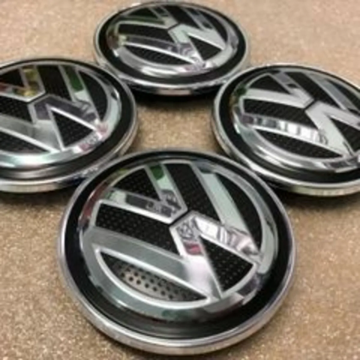 Set of 4 x Volkswagen Centre Caps 65mm