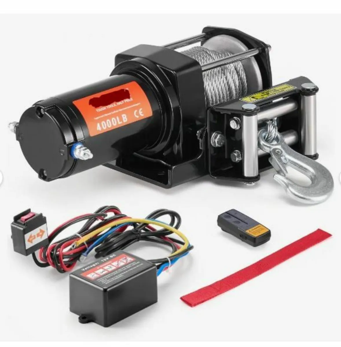 Electric Winch ATV UTV 1814.4 kg Steel Cable - Image 1
