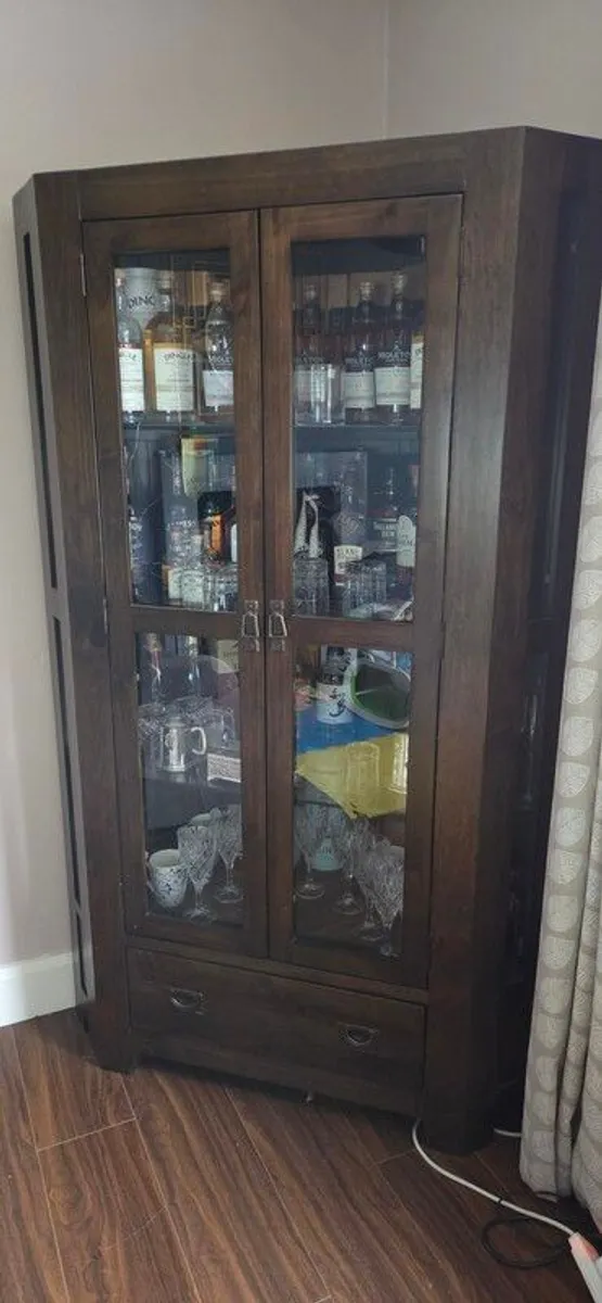 Dark Solid Wood - tv stand, corner unit and sideboard - Image 1