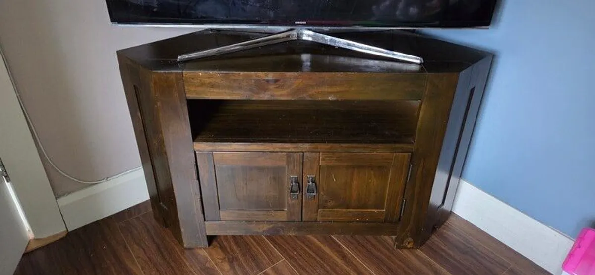 Dark Solid Wood - tv stand, corner unit and sideboard - Image 4