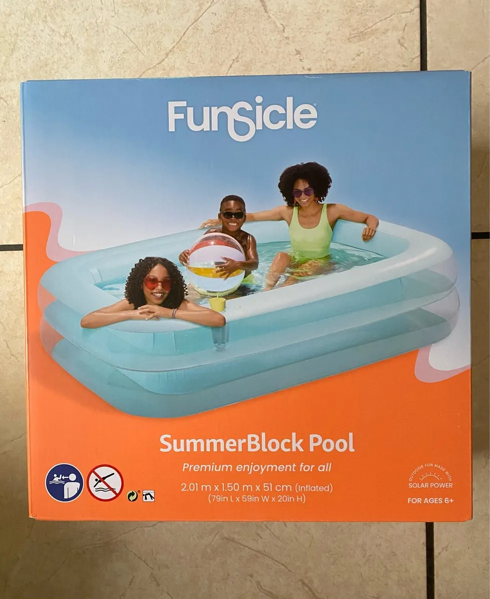 BRAND NEW Swimming Pool, 79 x 59 x 20 inches - Image 1