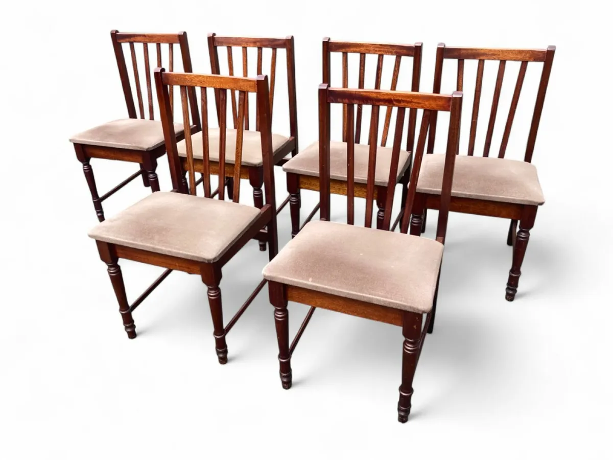 Vintage Chairs x 6 - Image 1