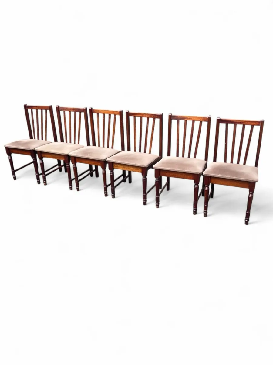 Vintage Chairs x 6 - Image 4
