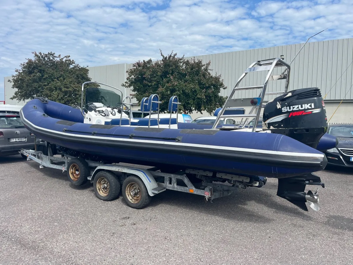 Rib Excalibur 8m . Suzuki 300 .  320 hrs - Image 1