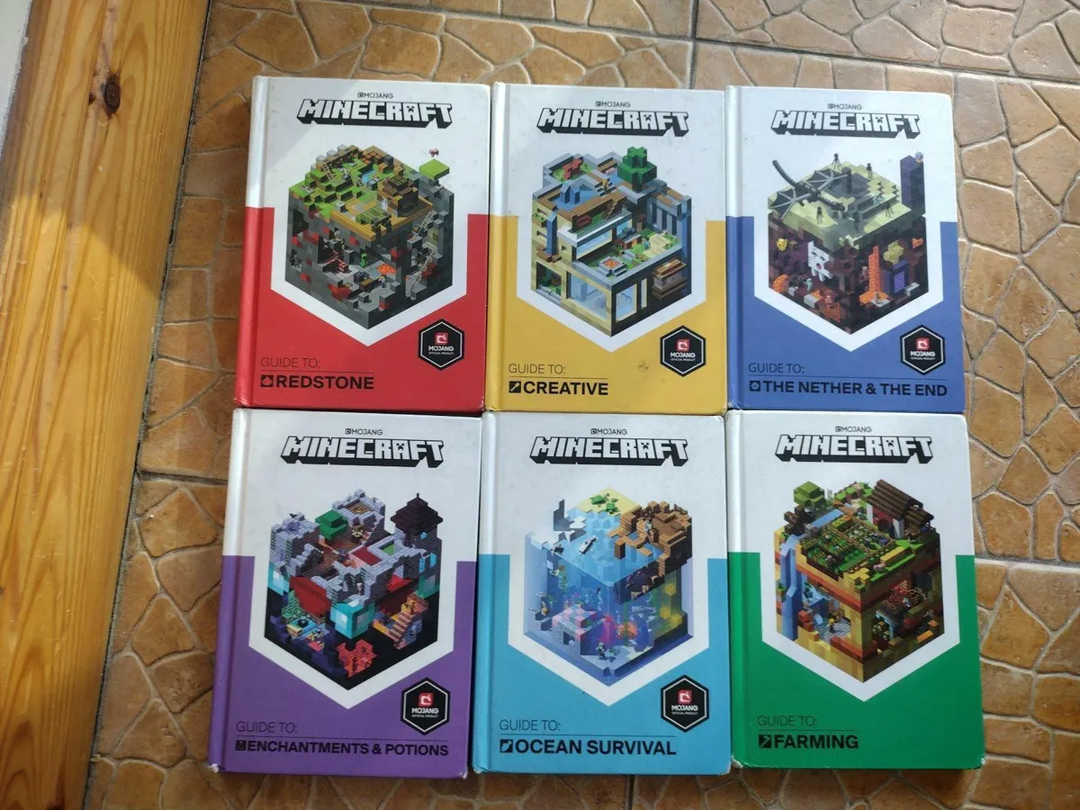 6 Minecraft books - sold separately - Image 1