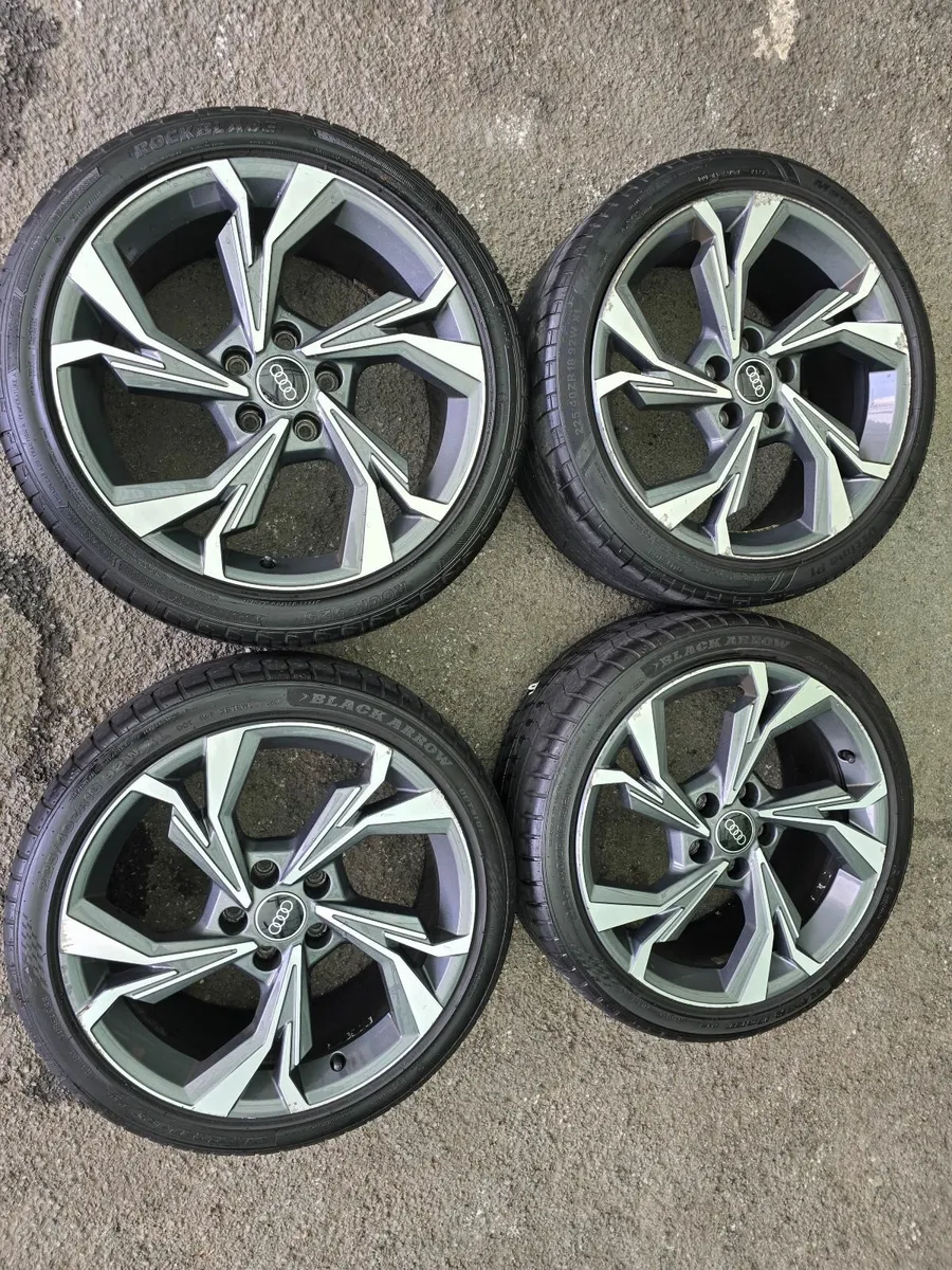Original Audi A3 R18 Alloy Wheels - Image 1