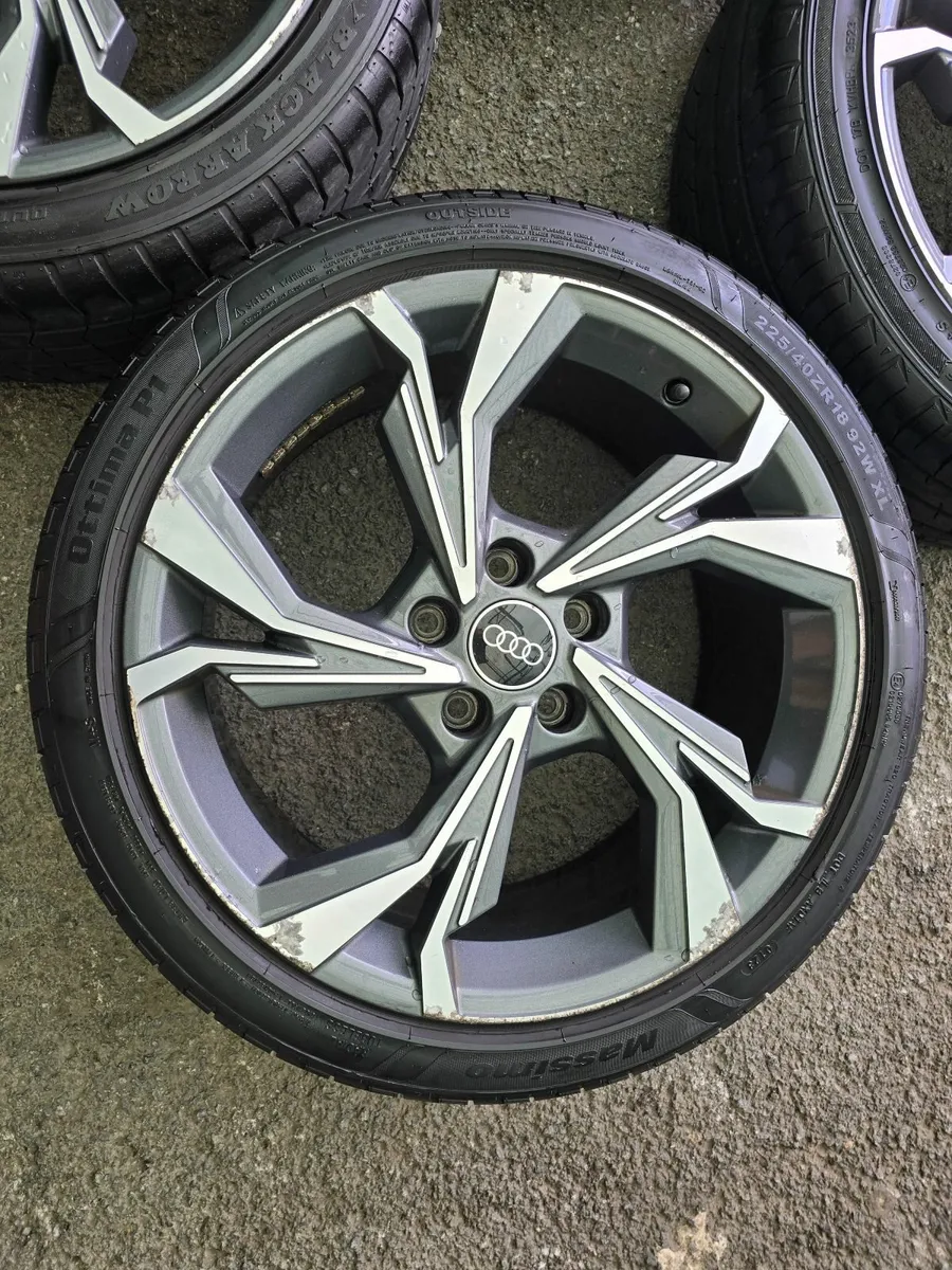 Original Audi A3 R18 Alloy Wheels - Image 4