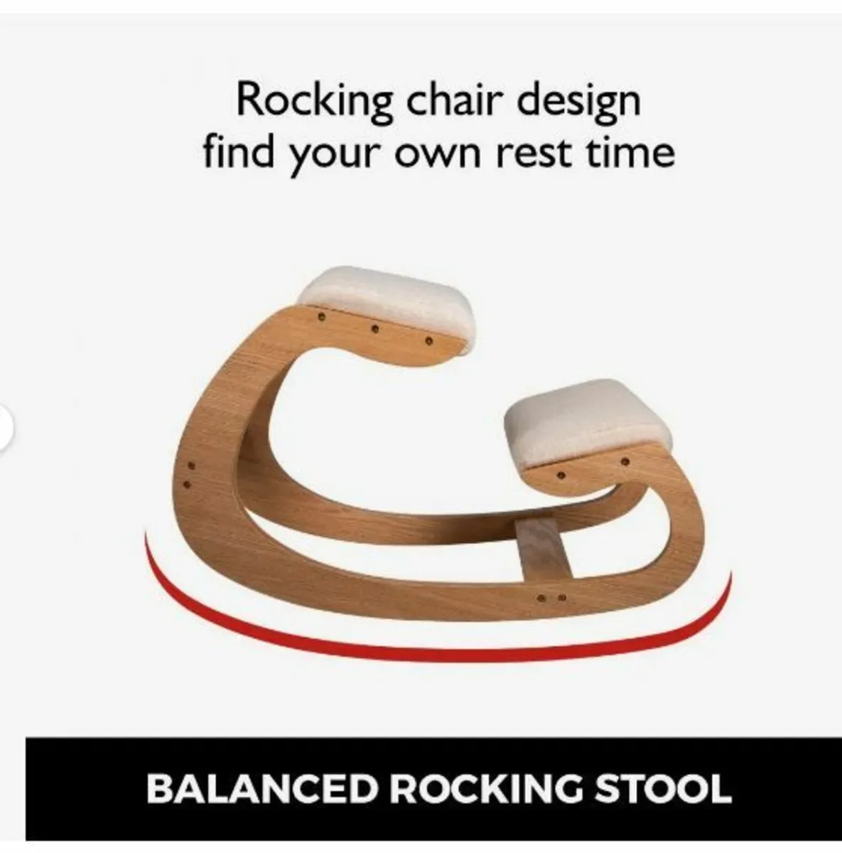 Ergonomic Kneeling Chair 99.8 kg Load - Image 3