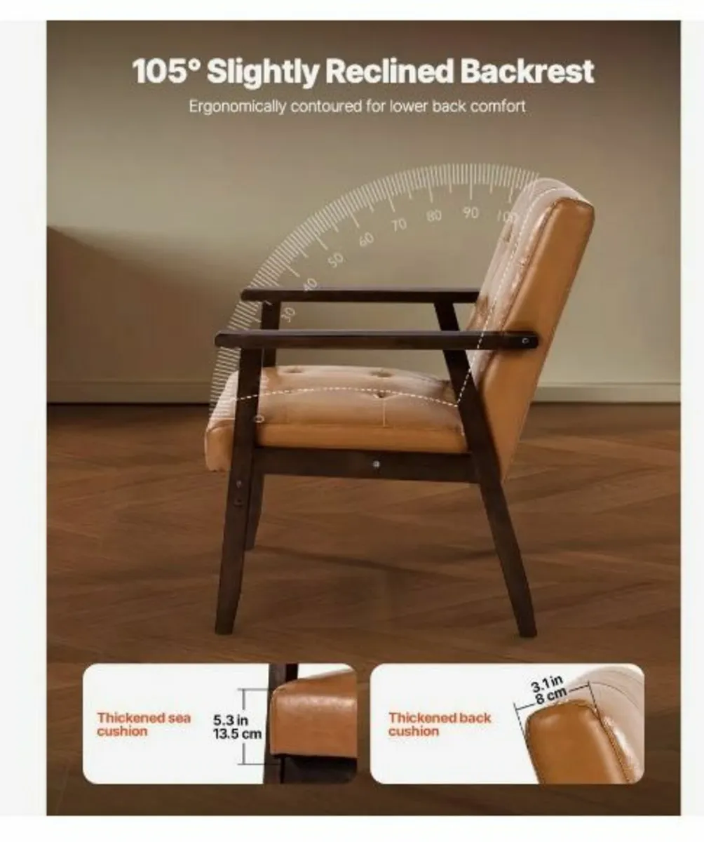 Mid-Century Modern Accent Chair - Image 4