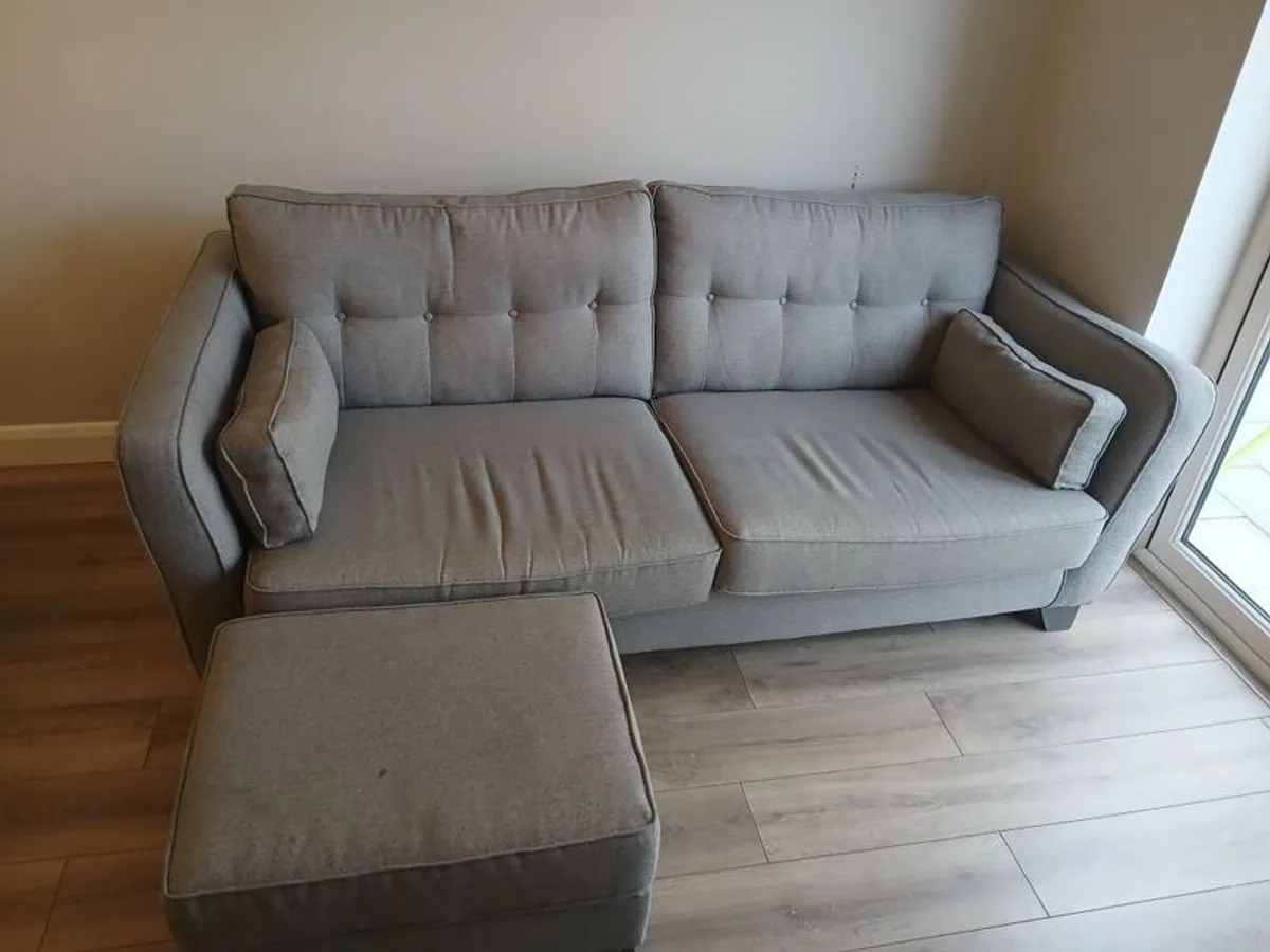 Couch, armchair and footrest - Image 2