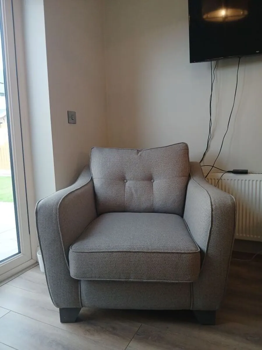 Couch, armchair and footrest - Image 4
