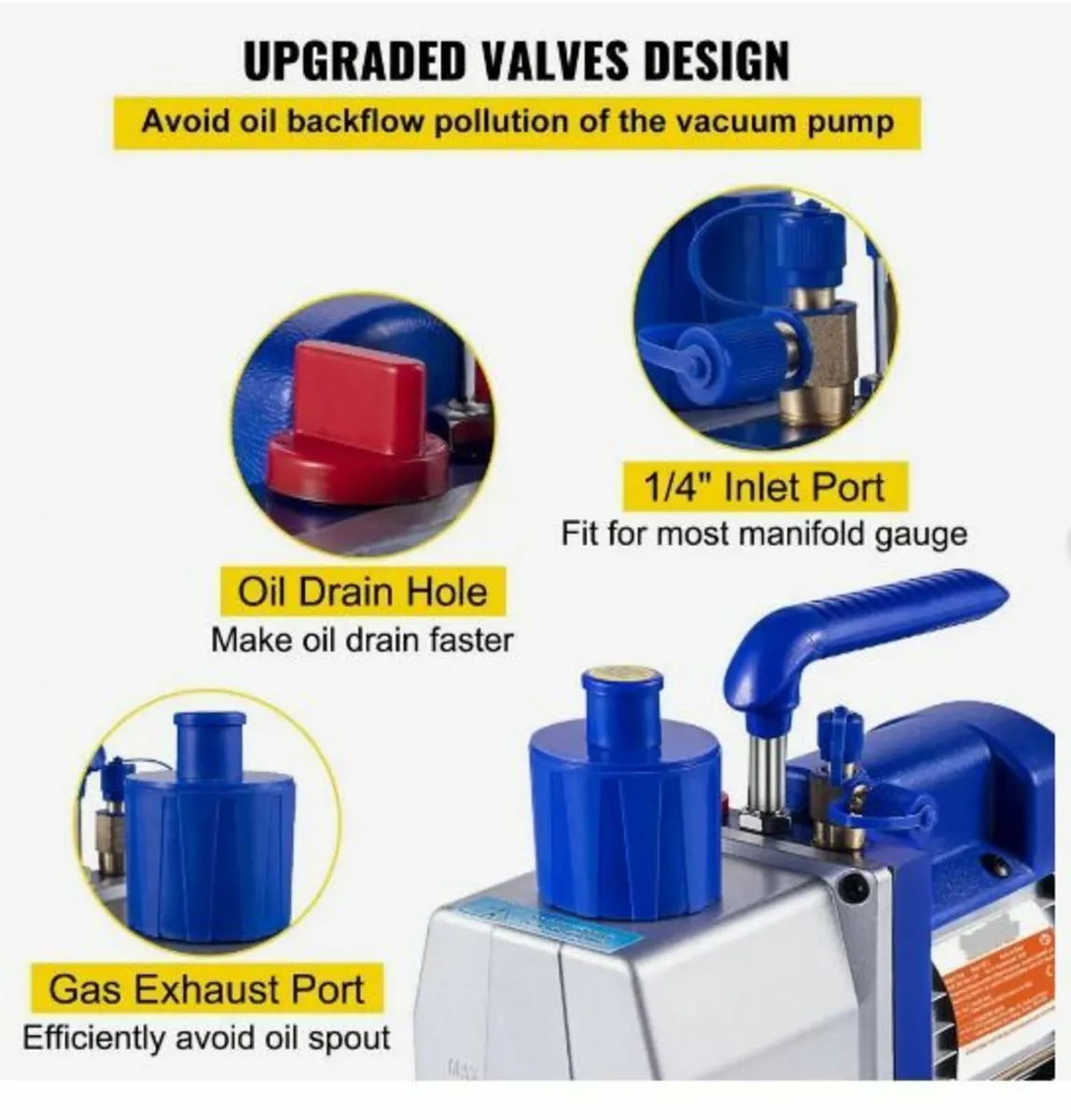 Single Stage Vacuum Pump Rotary Vane - Image 3