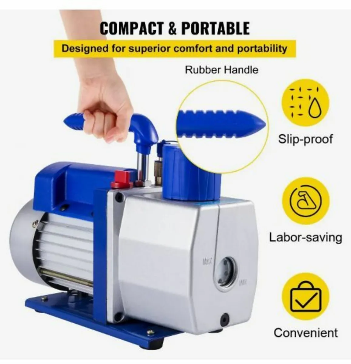 Single Stage Vacuum Pump Rotary Vane - Image 4