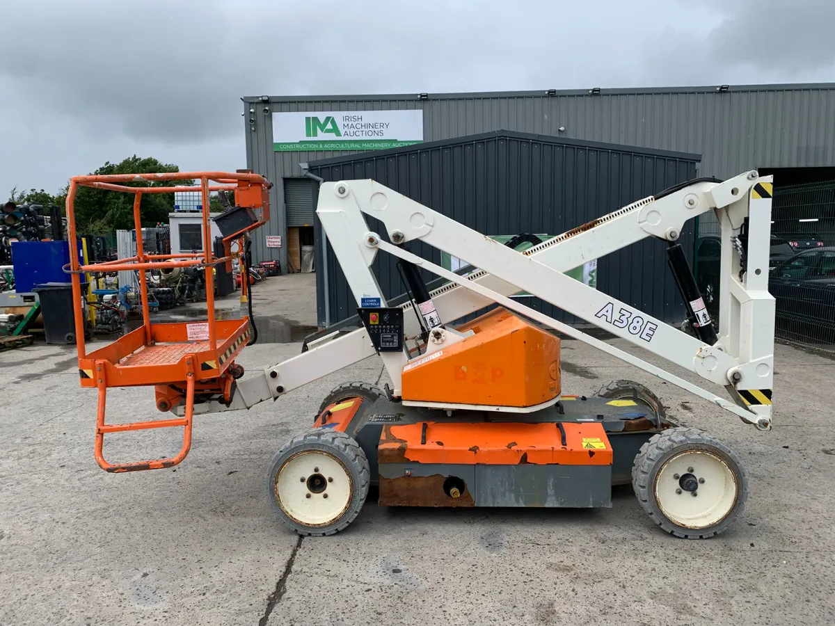 2019 SNORKEL A38E ELECTRIC BOOM LIFT FOR AUCTION - Image 2