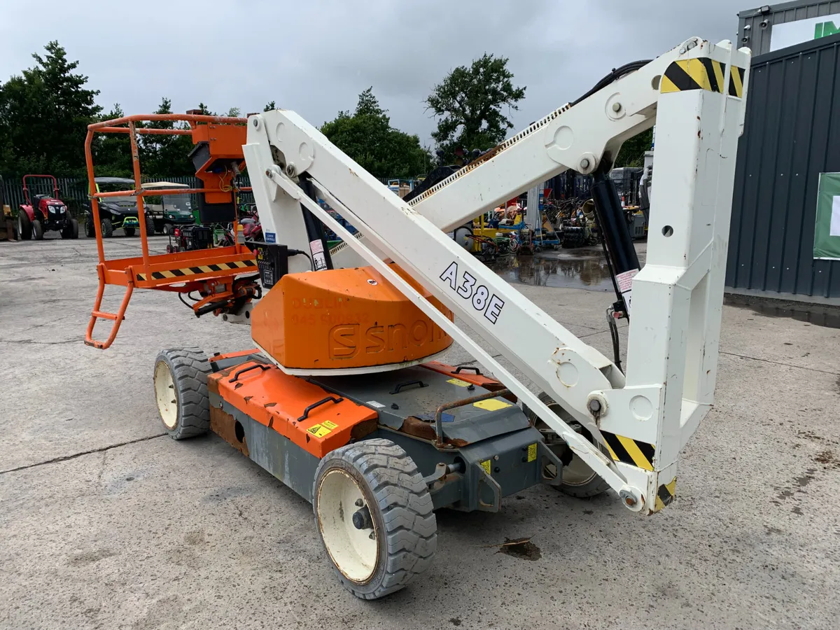 2019 SNORKEL A38E ELECTRIC BOOM LIFT FOR AUCTION - Image 3