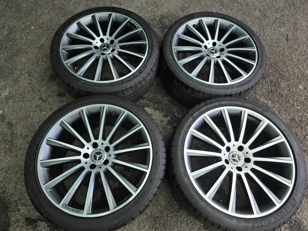 Mercedes S Class Original R20 Alloys with Tyres - Image 1