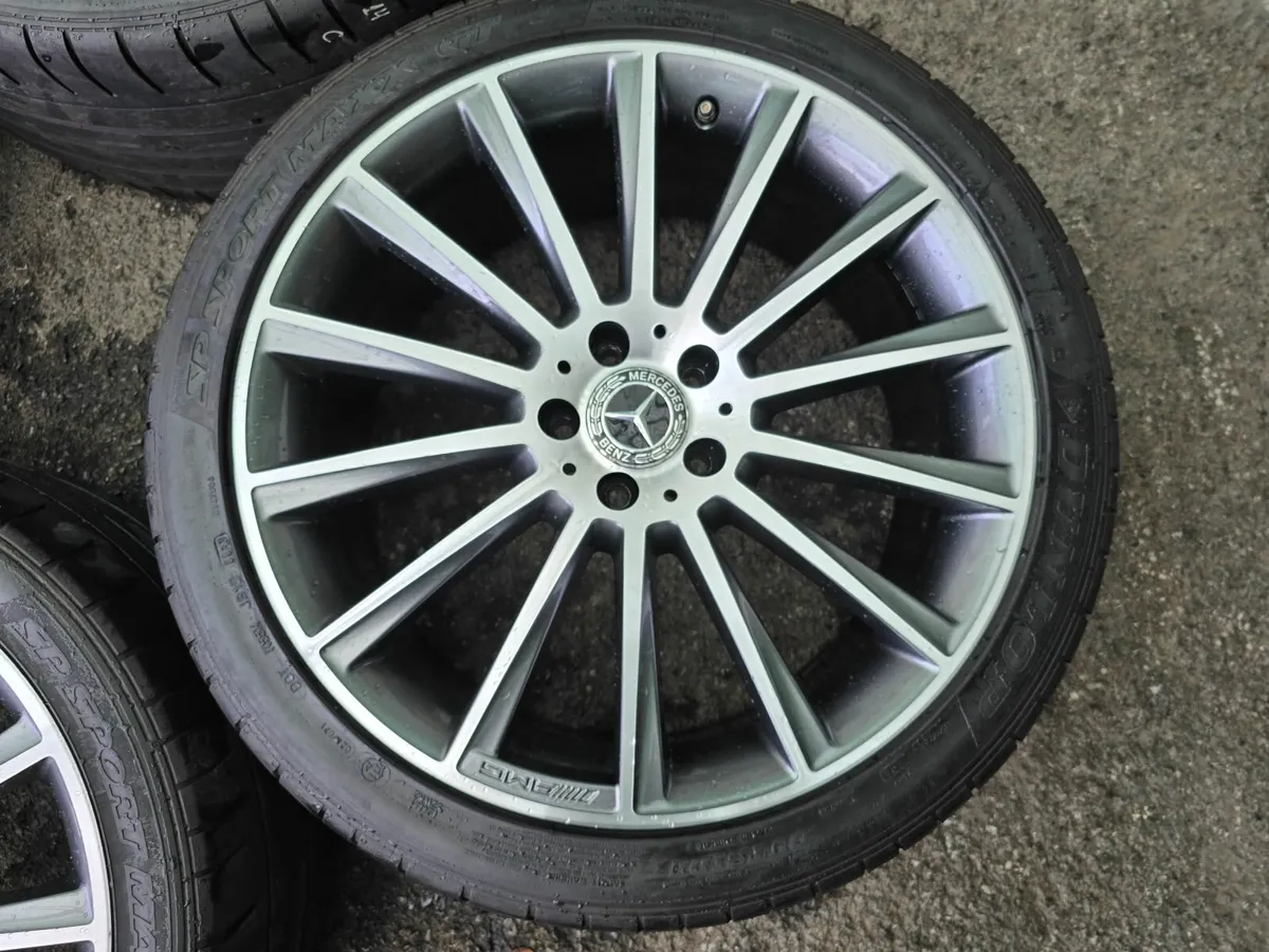 Mercedes S Class Original R20 Alloys with Tyres - Image 2