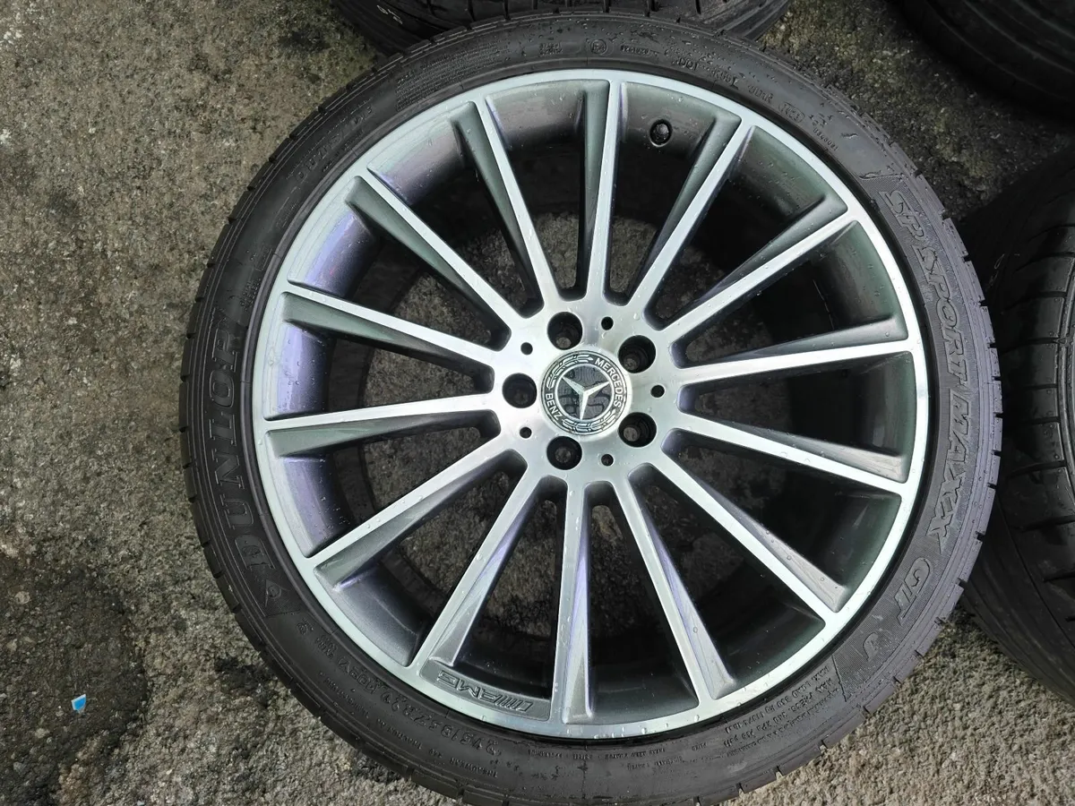 Mercedes S Class Original R20 Alloys with Tyres - Image 3