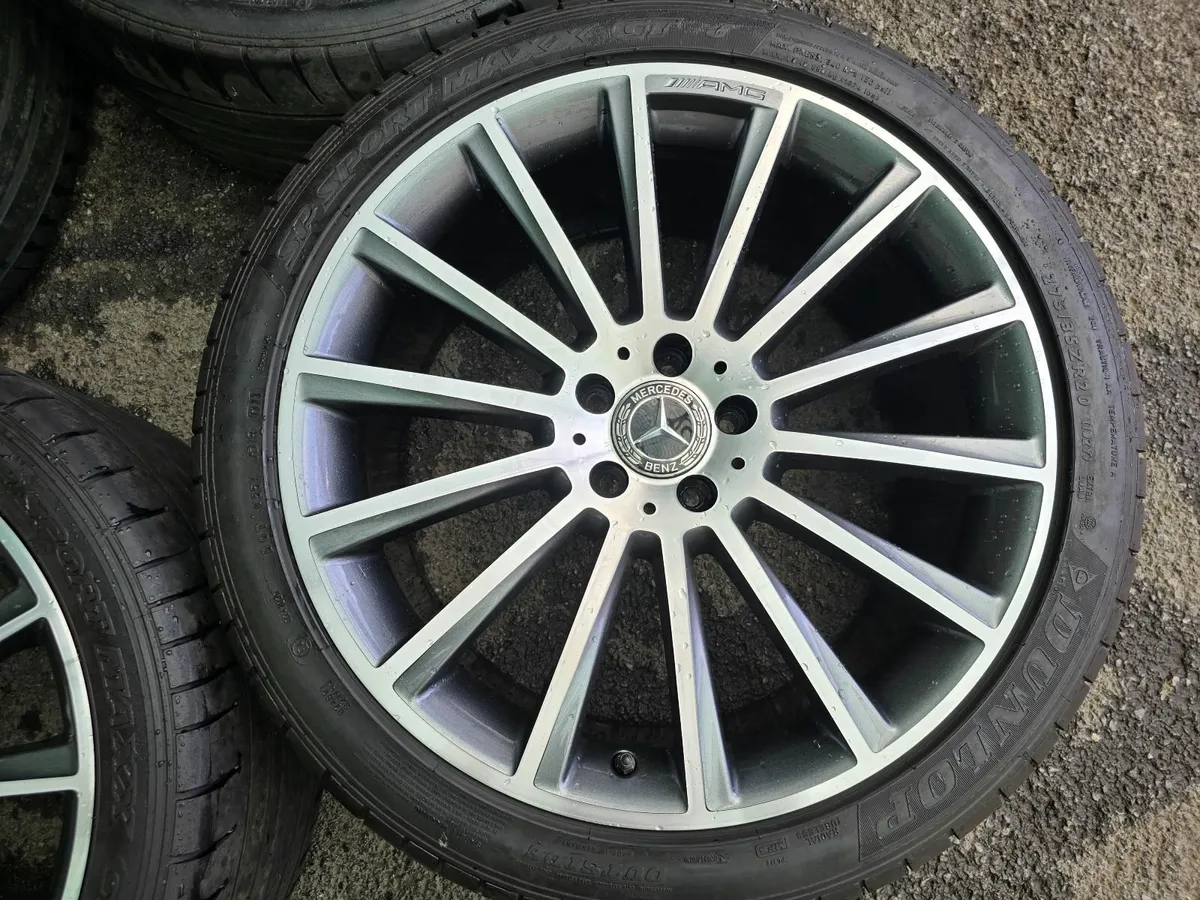 Mercedes S Class Original R20 Alloys with Tyres - Image 4