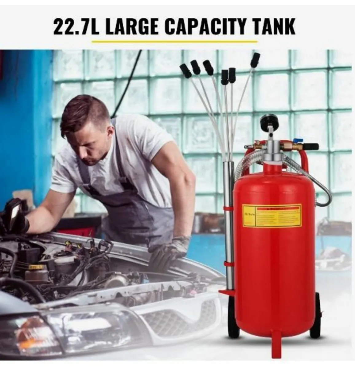 5 Gallon/22.7L Oil Extractor, Portable Air - Image 3