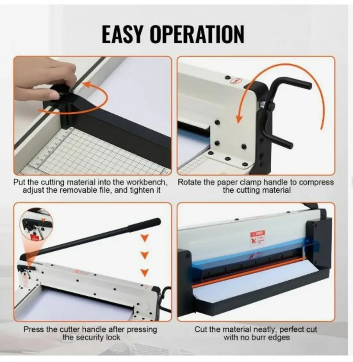 Paper Cutter 43.2 cm A3 Guillotine - Image 2