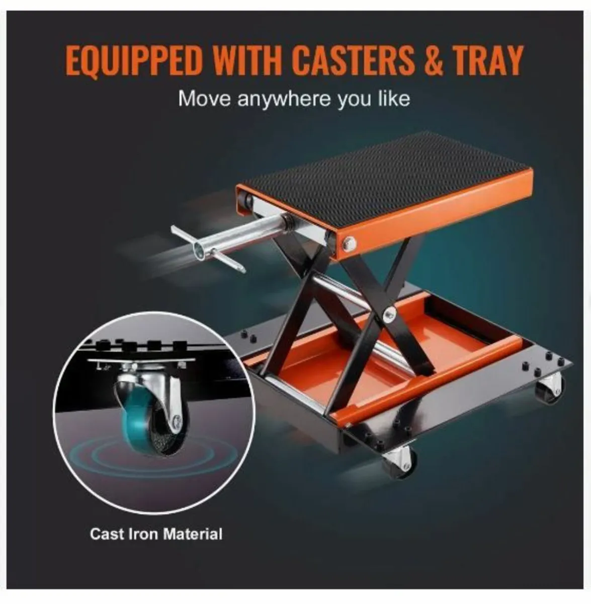 Motorcycle Lift ATV Scissor Jack Dolly - Image 4