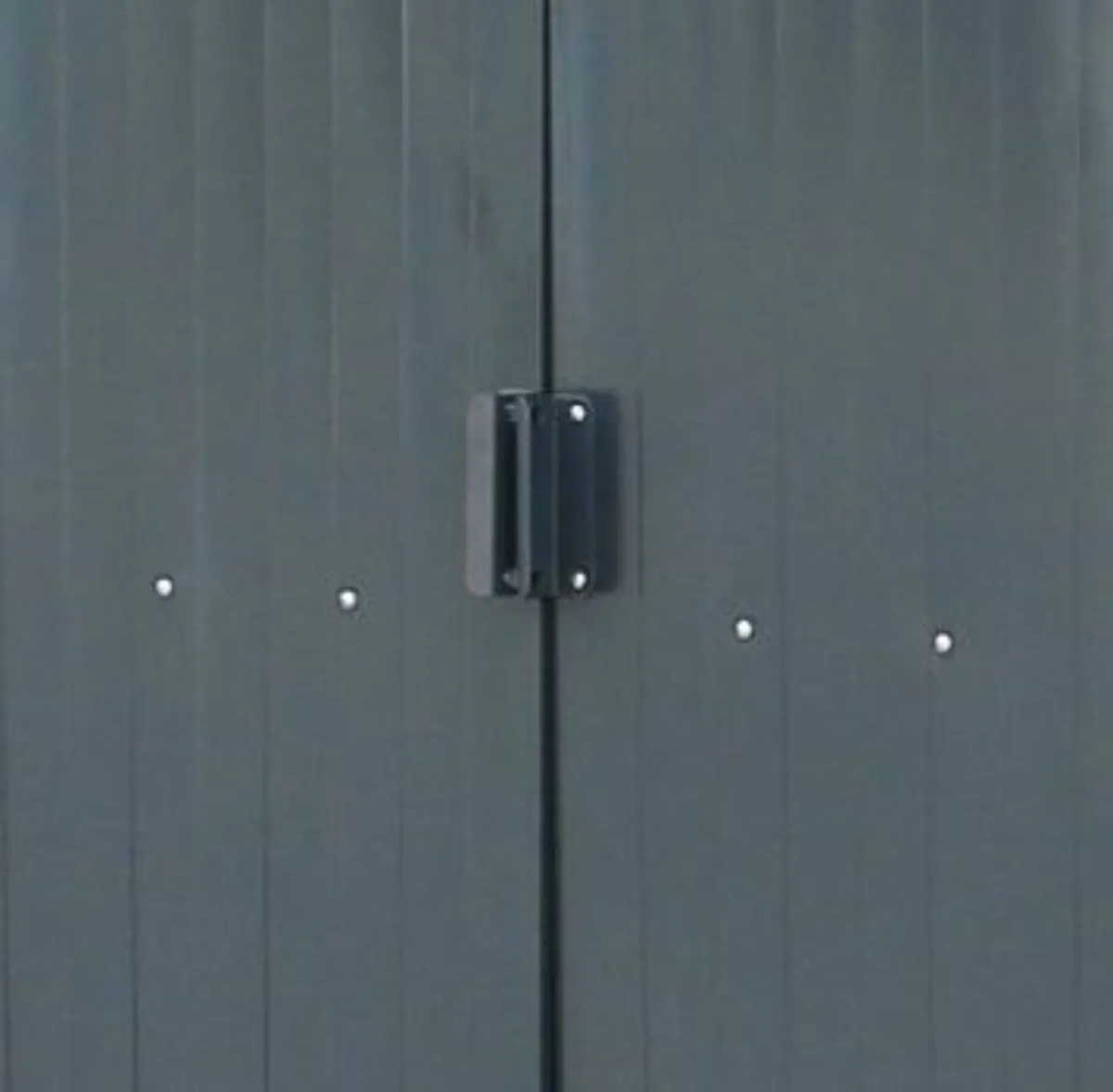 Alpine 8×6 Anthracite Grey Steel Garden Sheds - Image 4