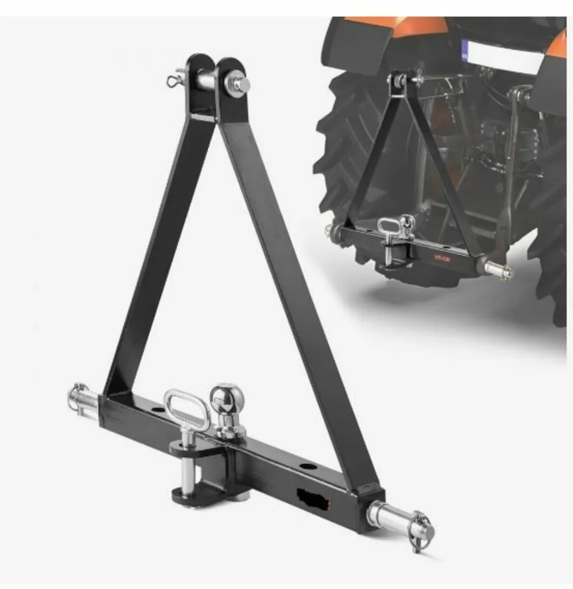 3 Point 2" Trailer Hitch Receiver Quick Hitch - Image 1
