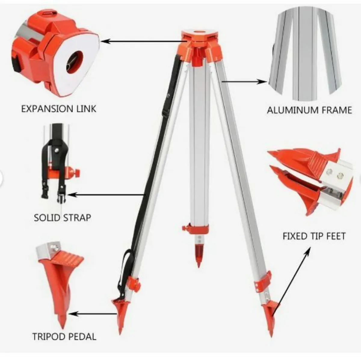 Rotary Green Laser Kit 500m+1.65m Aluminum - Image 3