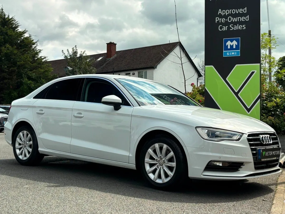 Audi A3 Black Leather 1.4 Auto New NCT Saloon - Image 1