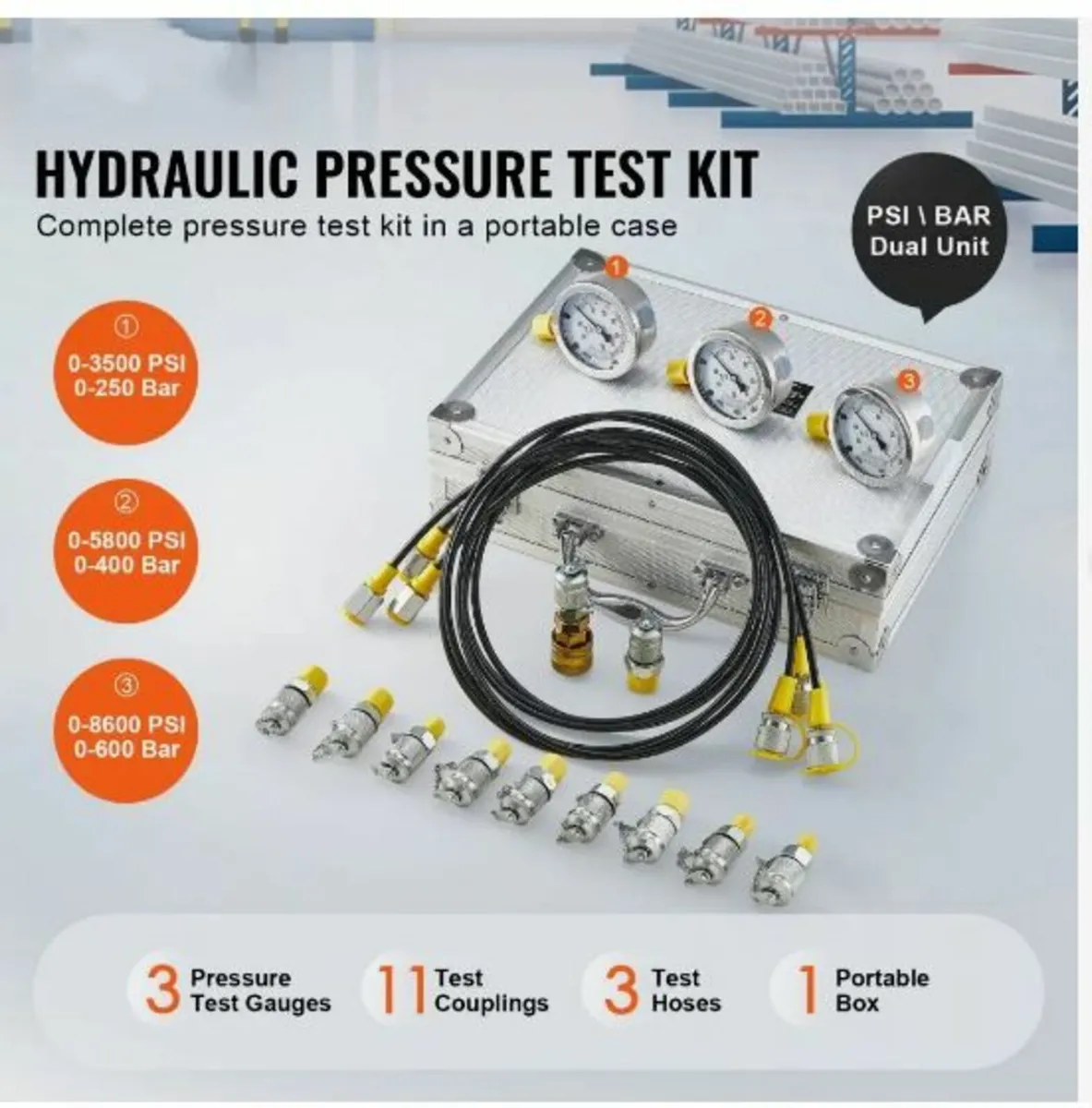 Hydraulic Pressure Test Kit - Image 2