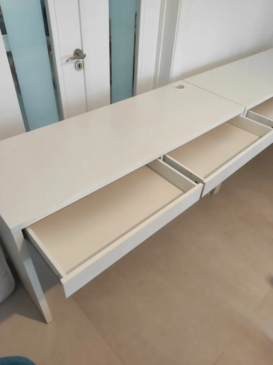 Office desk with drawers (two identical) - Image 1