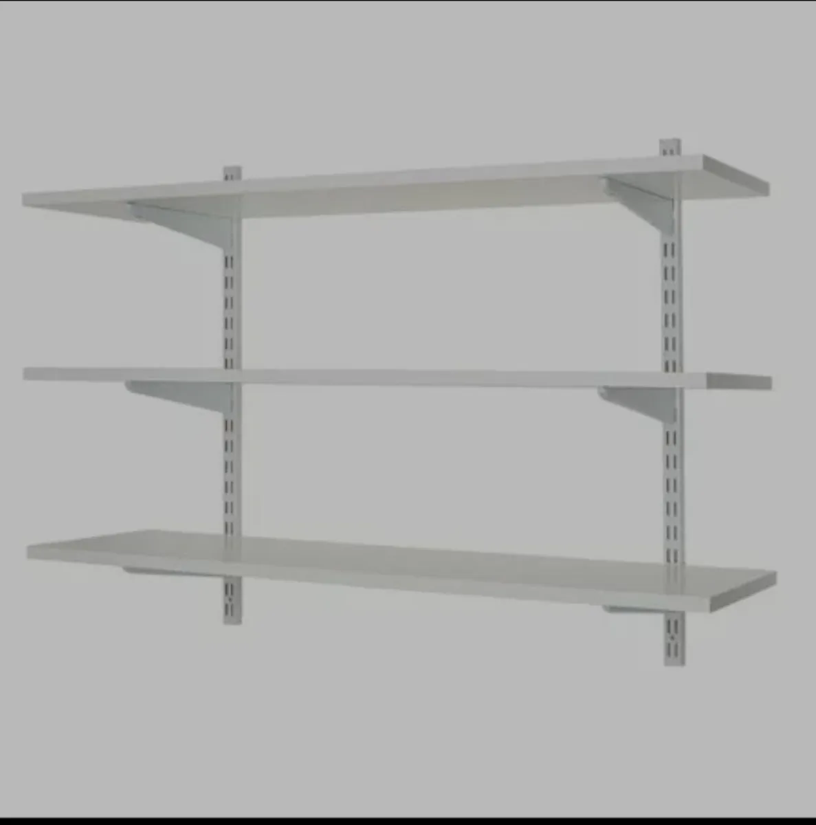 Twin Slot Shelving System With Brackets - Image 4