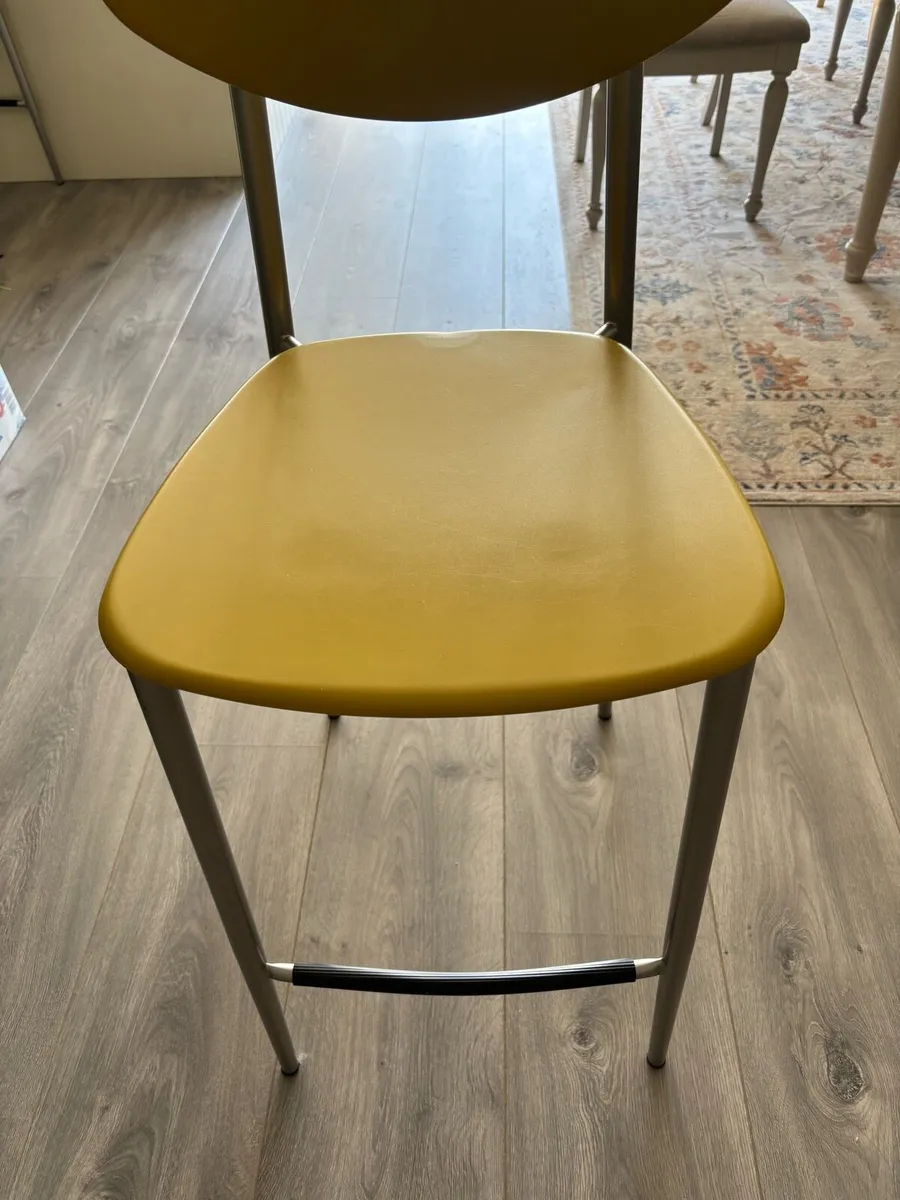 Mustard Seat Stools (Set of 2) - Image 3