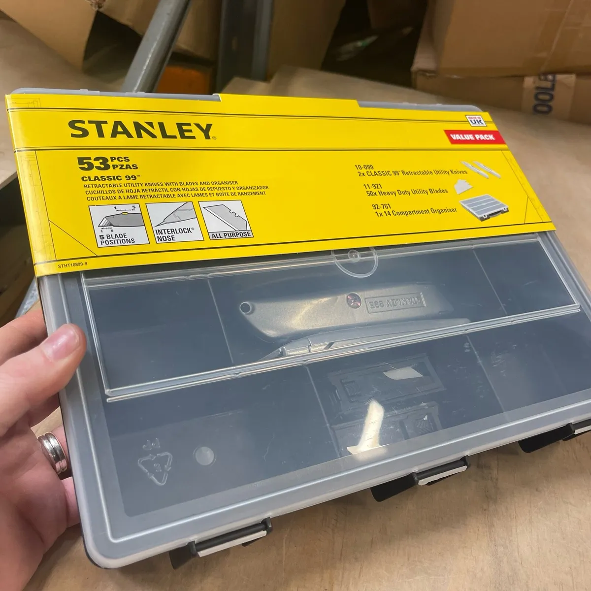 Stanley Knife set with Organiser