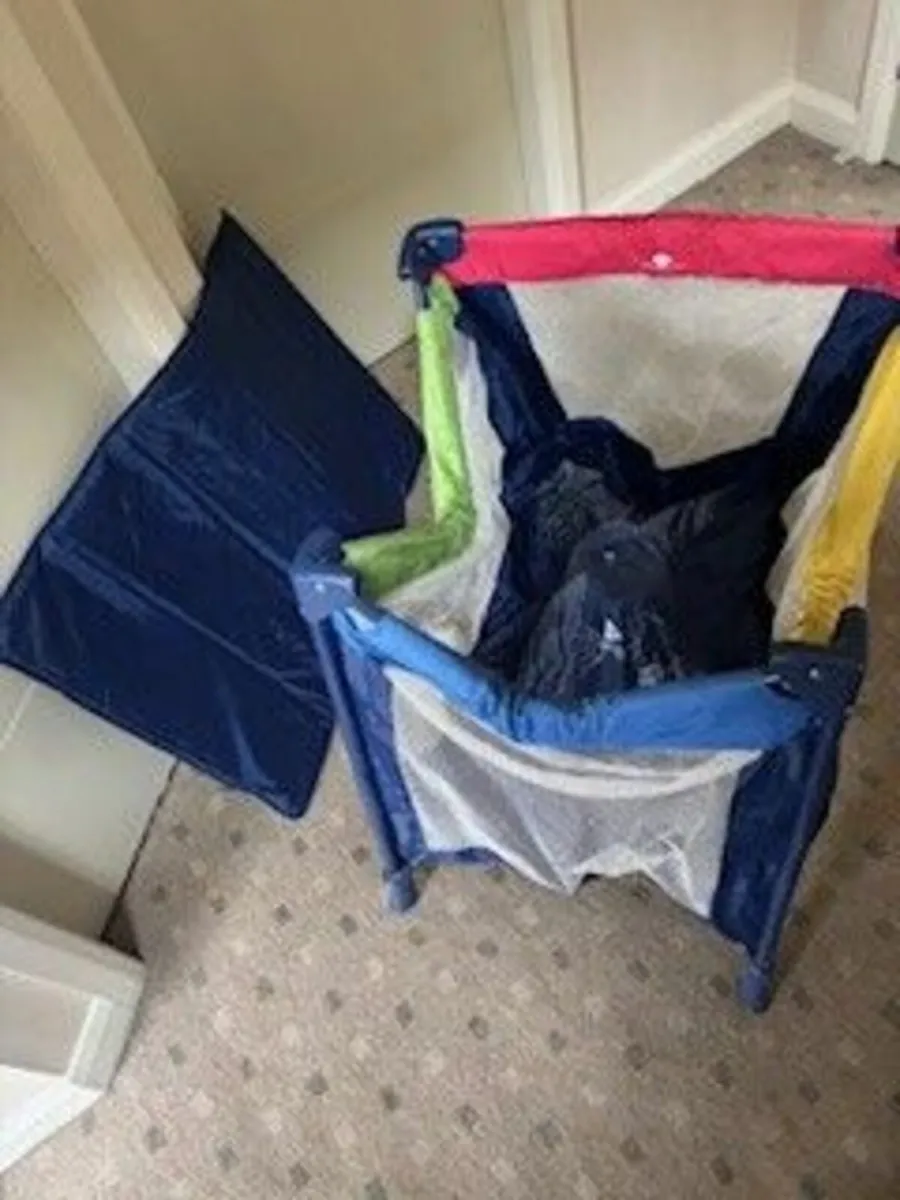 Childs travel cot