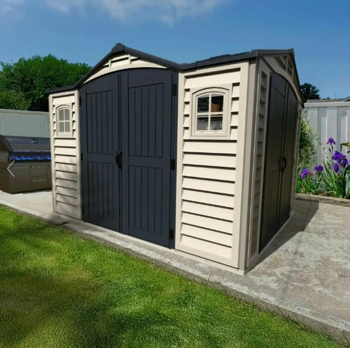 10.5×8 Apex Pro Plus Vinyl Shed Super Tough Sheds! - Image 1