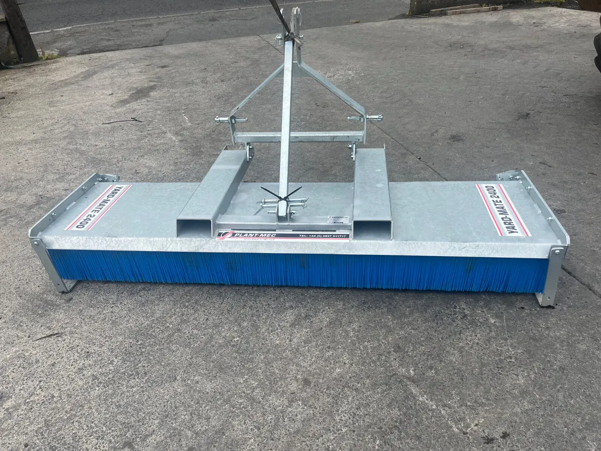 Ex Demo Plantmec 8FT Yardmate 2400 Sweeper - Image 4